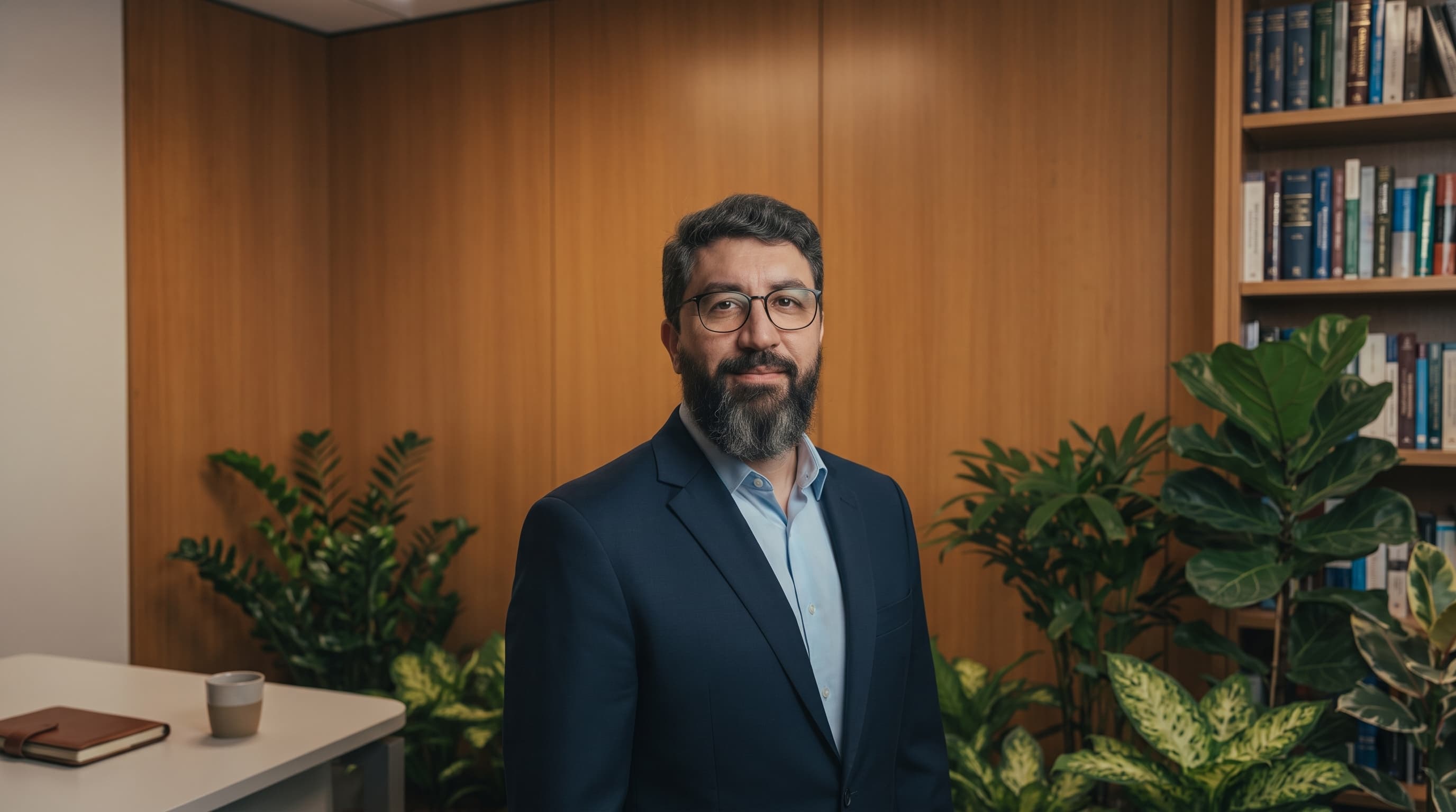 Retrato horizontal de Adriano dos Santos, fundador da SOMA Educação Financeira